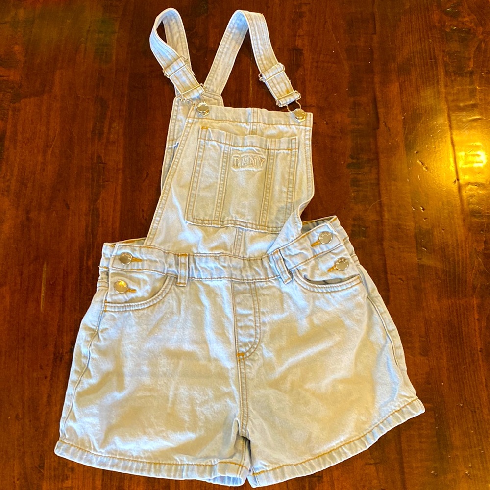 DKNY short overalls. I don’t even think my daughter wore them.